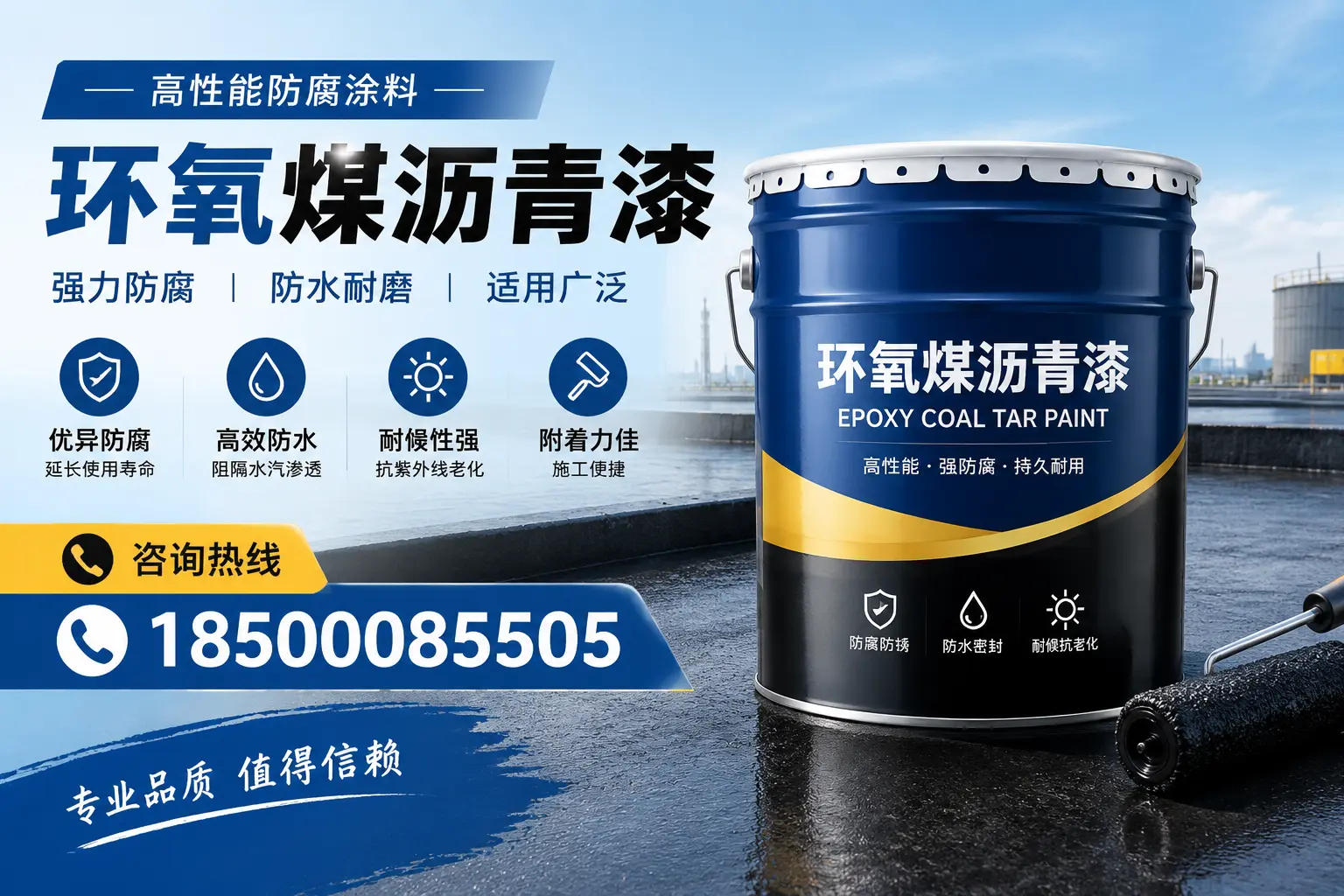 环氧煤沥青漆的主要成分与功能，鄞州用户深度了解